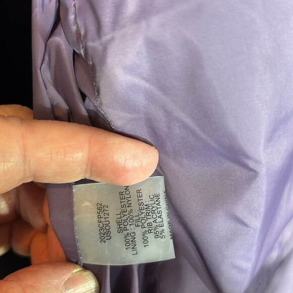 Universal standard women’s 10/12 kanda puffer down alternative purple new - Picture 4 of 9